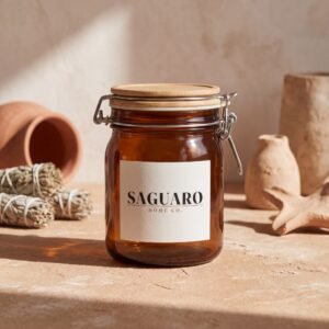 Amber Storage Jar