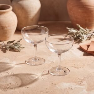 Coupe Glasses, Set of 2