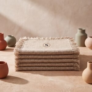 Fringed Placemats, Set of 4