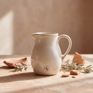 Hand-Thrown Pitcher