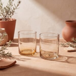 Handblown Tumblers, Set of 2