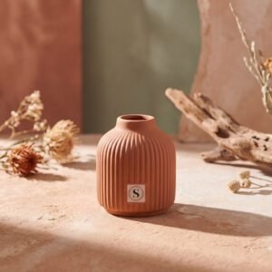 Ribbed Bud Vase