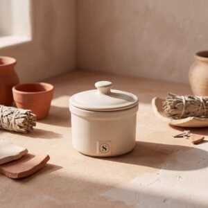 Stoneware Butter Crock