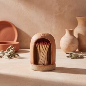 Stoneware Match Cloche