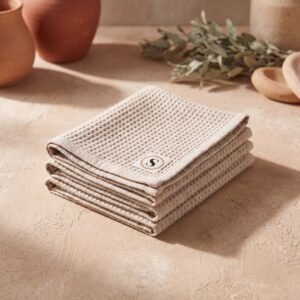 Waffle Cotton Napkins, Set of 4